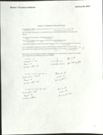 First week Polynomials and rational functions