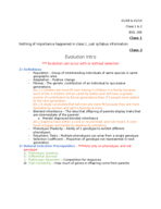 BIOL 286 Week 3, Class 1 & 2 Notes