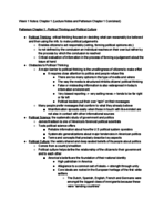Political Science 180: Week 1 Notes