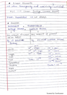 Theory of networks in electrical circuits