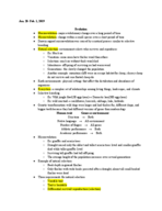 BIOE 103CS week 4 notes