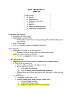 ECON 120 Week 1 & 2 Notes