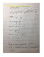 MATA33 Class Note: Lec 8. Solving System by Reducing Matrics