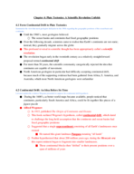 Chapter 4: Plate Tectonics, A Scientific Revolution Unfolds