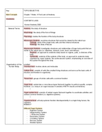 Human Anatomy 2320 Chapter I Notes 