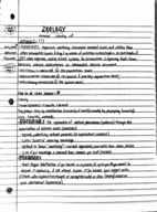 Zoology lecture notes