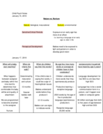 Adolescent Psych Exam #1 Study Guide