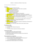 Math 35 Midterm 1 Study Guide