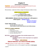 BIO 191 WEEK 3 CLASS NOTES