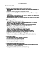 1470 HMGT Food Prep CH. 7 Notes