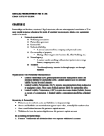 Retl 262 Exam 1 Study Guide
