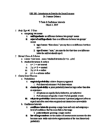 Exam #2 Study Guide