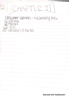 Consumer Health Week 1-2