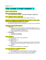Sociology week 4
