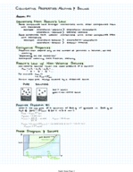 CHEM 106- Lecture 4 Notes - COLLIGATIVE PROPERTIES: MELTING AND BOILING