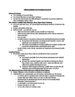 PSY3213 Lab Methods in Psychology Chapter 4 Notes