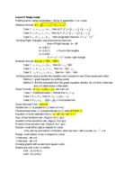 MAT 160 Exam #1 Study Guide