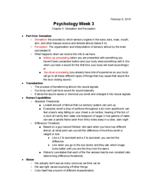 Psych 150, Week 3