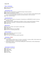 ANTHRO 1AA3: Midterm Review Study Guide 