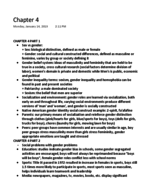 Sociology Chapter 4 Notes
