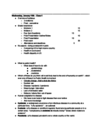 Study Guide: Exam 1 