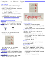 DSGN 110 InDesign Type Textbook Notes