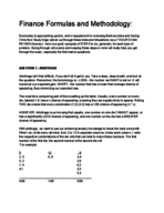 Business Finance : Comprehensive Solution Guides w/ Steps