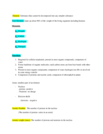 The chemical Basis of life 