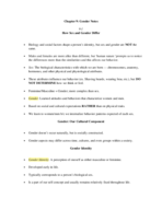 SOC1001, Week 9, Chapter 9 Notes