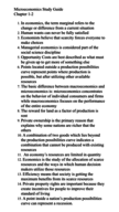 MicroEconomics Chapters 1-2