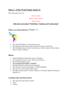 Music of the Worlds, Study Guide #2