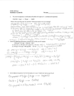 Chem 124, Week 2