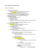 PSYC 390 Exam 2 Study Guide