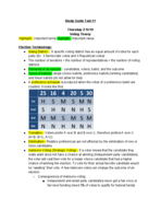 Study Guide #1