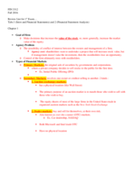 Exam 1 study Guide FIN 3312 