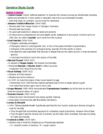Genetics Study Guide 1