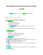 Art Appreciation, Chapter 3 Study Guide (sections 3.8-3.10)