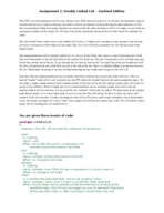 How to implement a Doubly Linked List