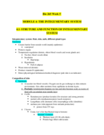Bio 256 Class notes week 5