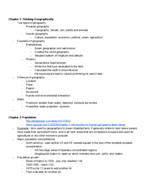 GEOG 1101 Full Course Notes