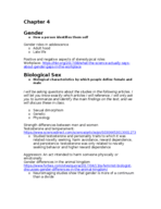 Study Guide / Notes Week 4