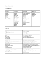Exam 1 study guide 