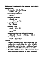 Exam 1 Study Guide