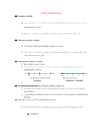 STA2122 Week 6 Notes