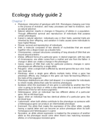 Ecology study guide 2