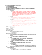 CLS210 Midterm (03/21/2019) Study Guide 