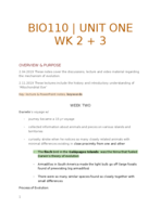 BIO110: UNIT 1:: WK 2 & 3 ::: Evolution and Mitochondrial  EVe 