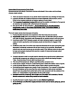 Intermediate Microeconomics Study Guide