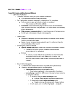 BIOC 384 Week 6 Notes 