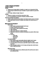 Study Guide for Geo 4 Midterm 2 